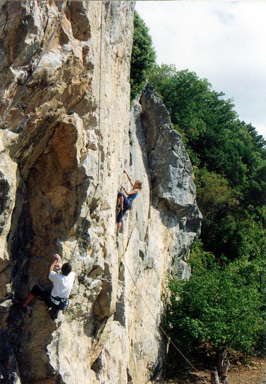 Climbing a route